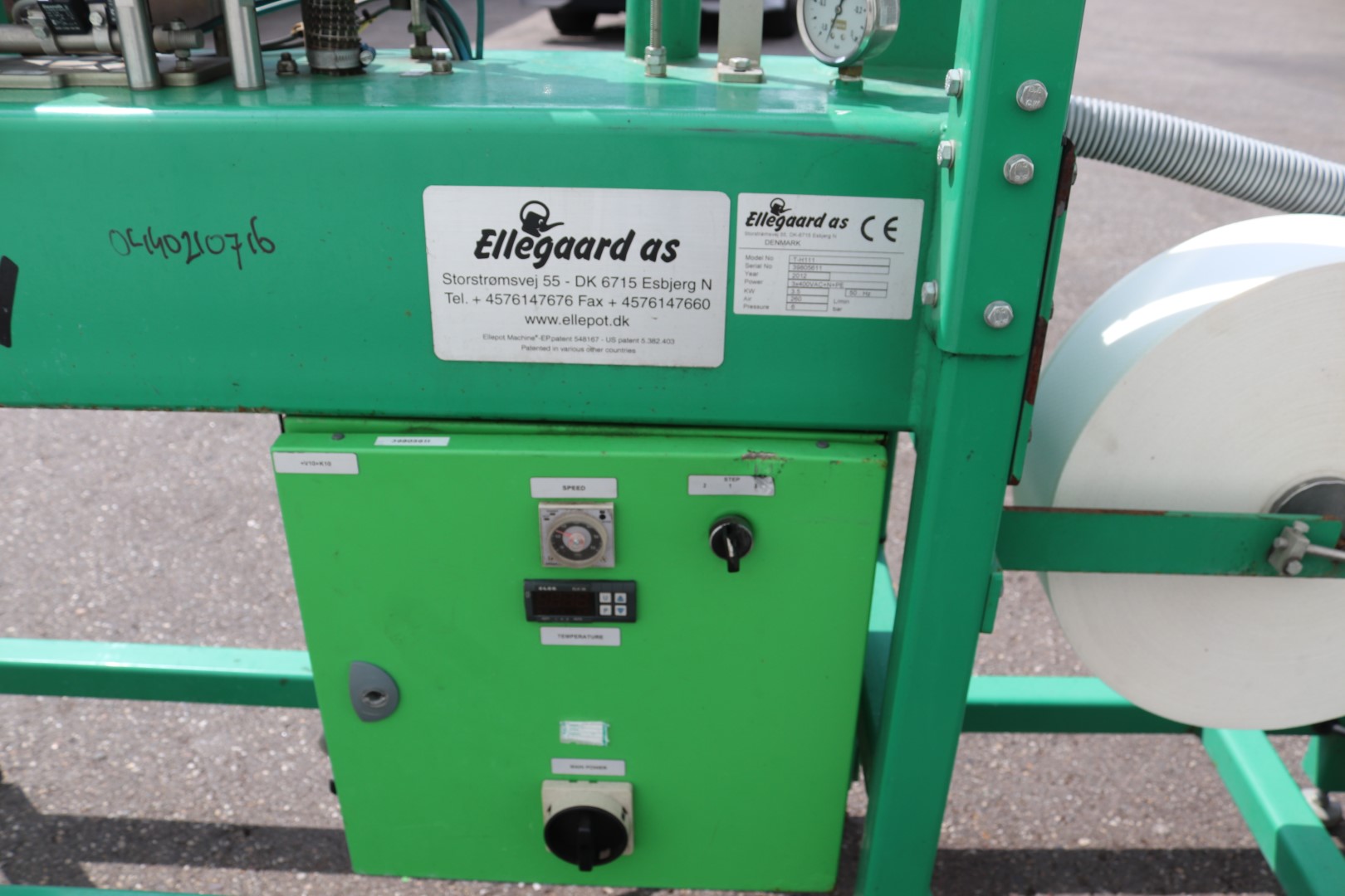 Ellegaard paperpotting machine 3,5 cm