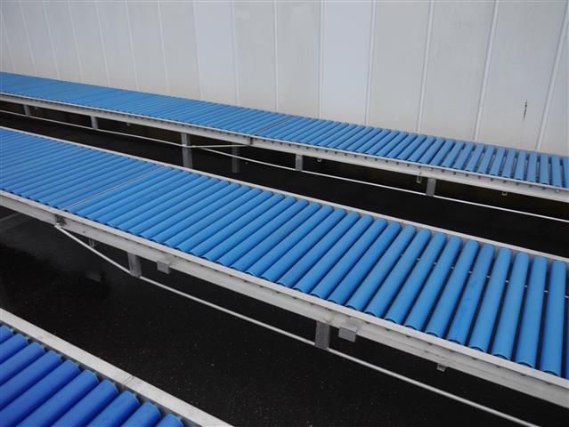 Алюминиевые роликовые конвейеры 850 x 60 см