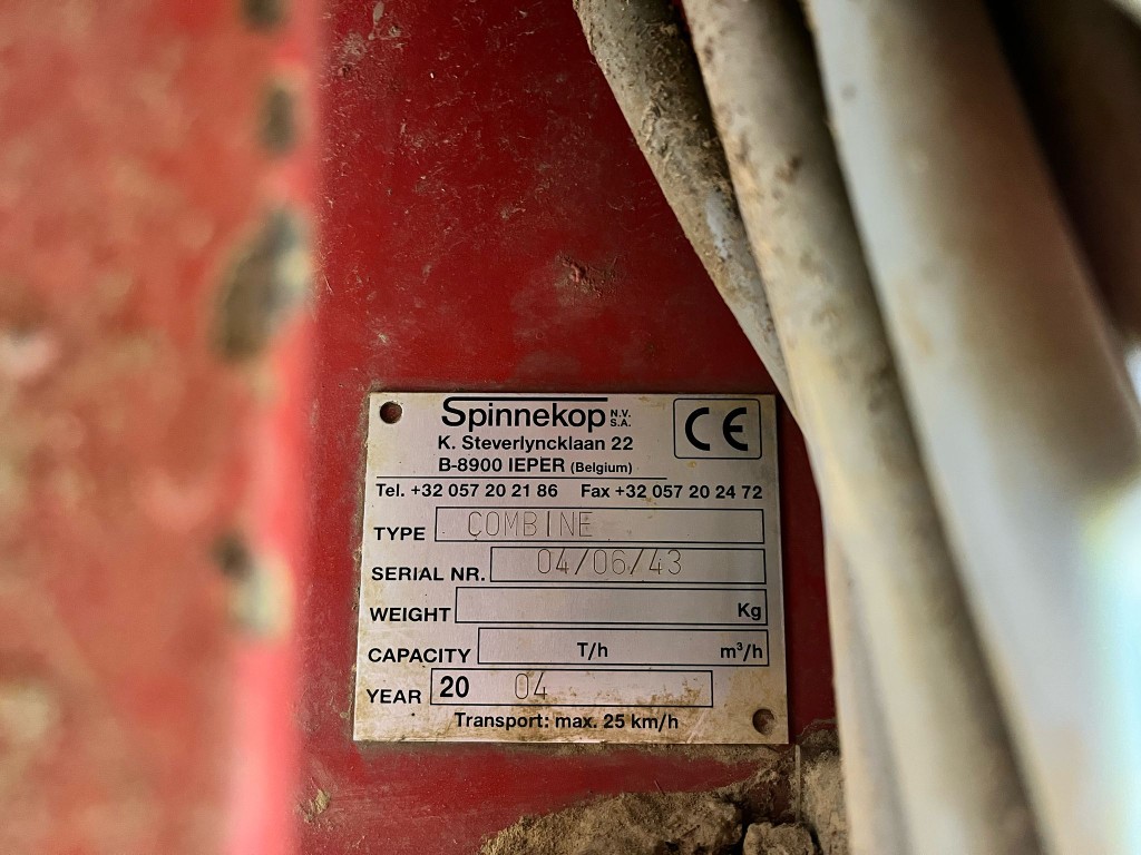 Spinnekop Combine Приемный бункер с очистителем, инспекционным конвейером и подъемником