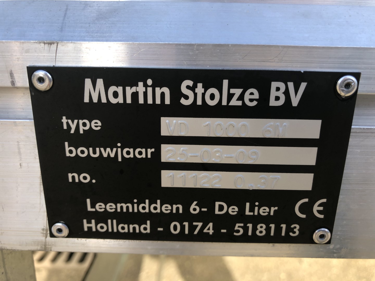 Martin Stolze VD 1000 6M конвейер 600 x 100 см