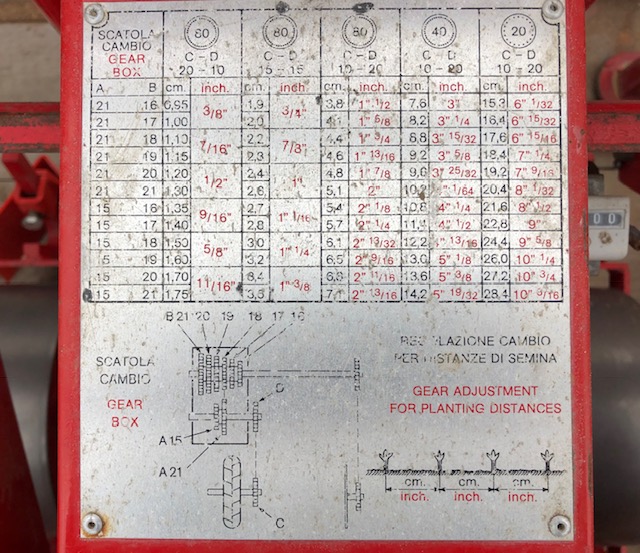 Сеялка Gaspardo SV255-508 15 рядов