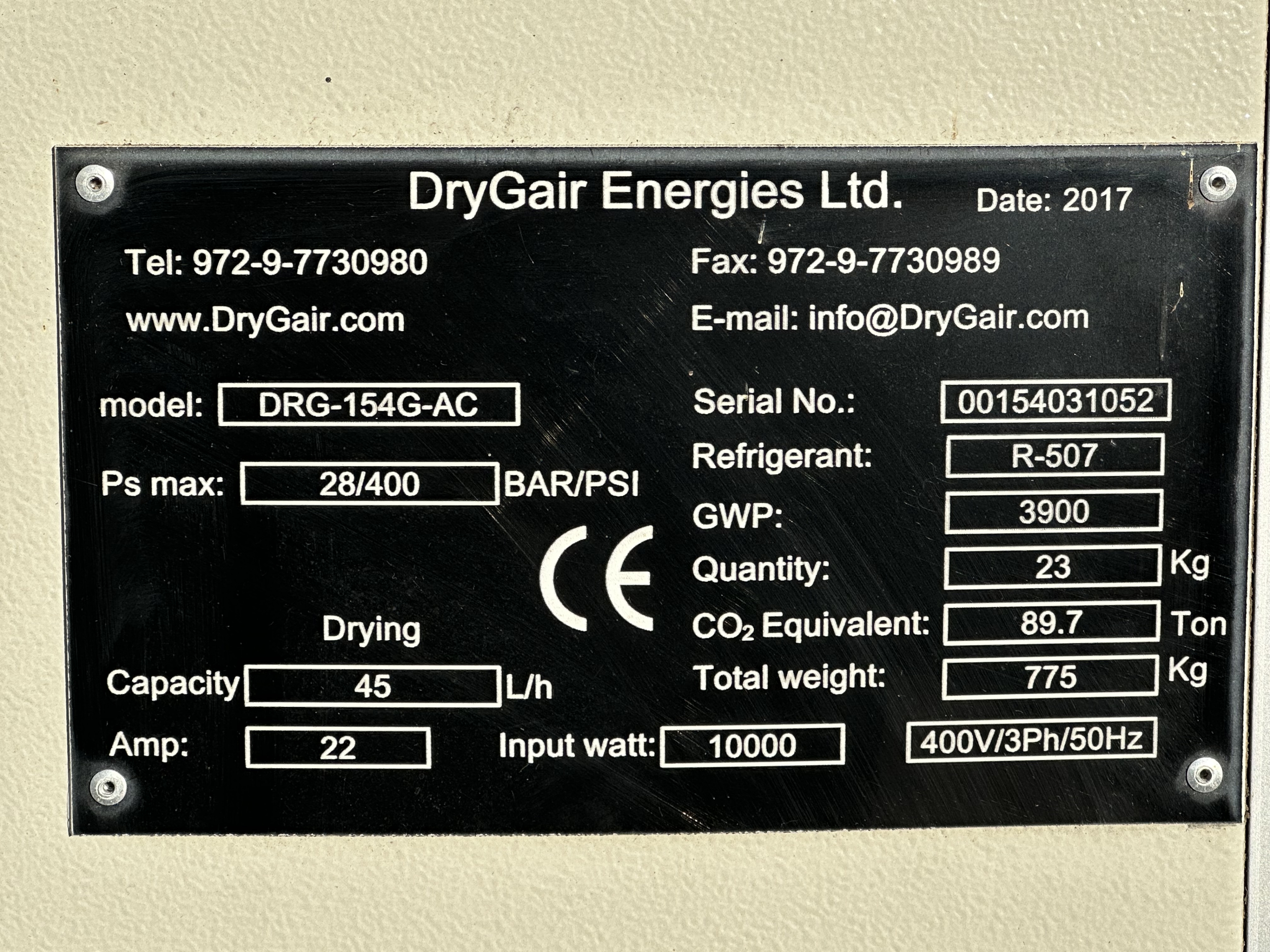 ��������� DryGair DRG-154G-AC