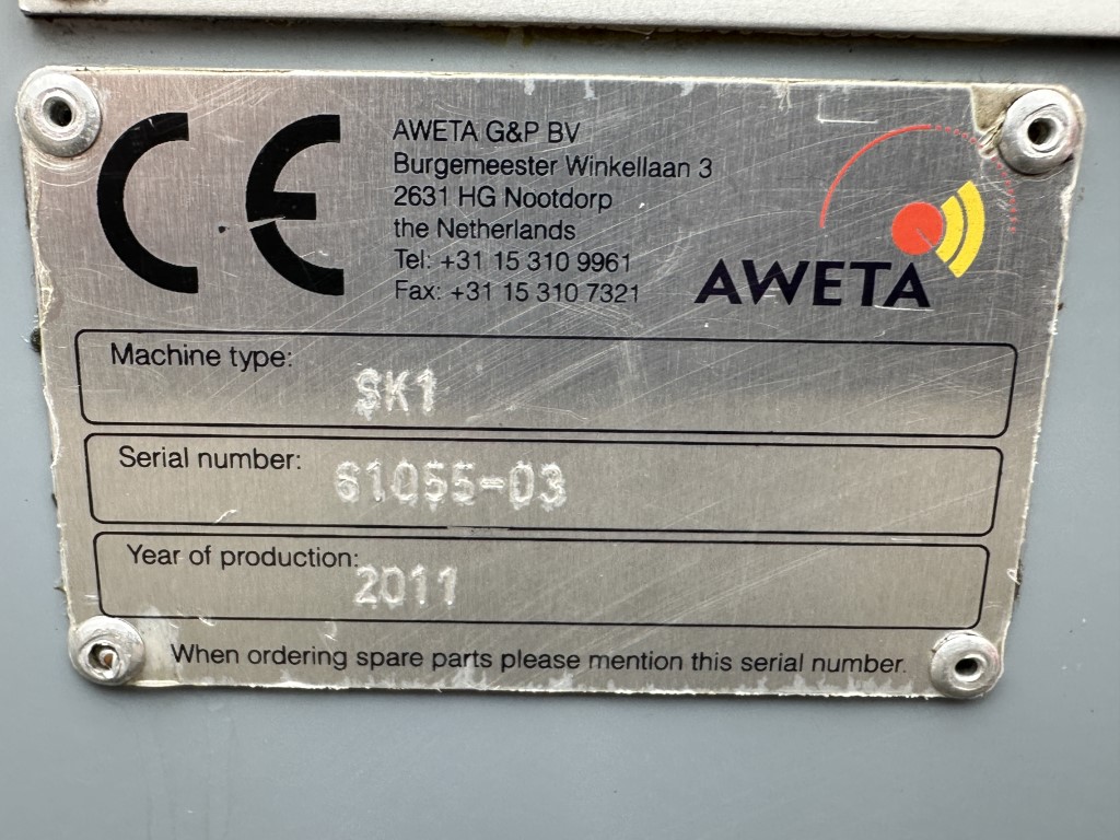 Aweta SK1 Оборудование для упаковки огурцов с подающим конвейером