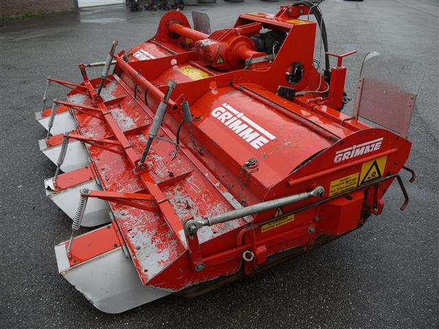 Междурядный роторный культиватор Grimme GF75-4 с высокоскоростным наголовником.