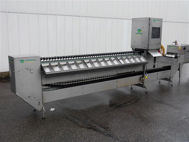 Christiaens Agro Systems fully automatic grading and washing line for asparagus