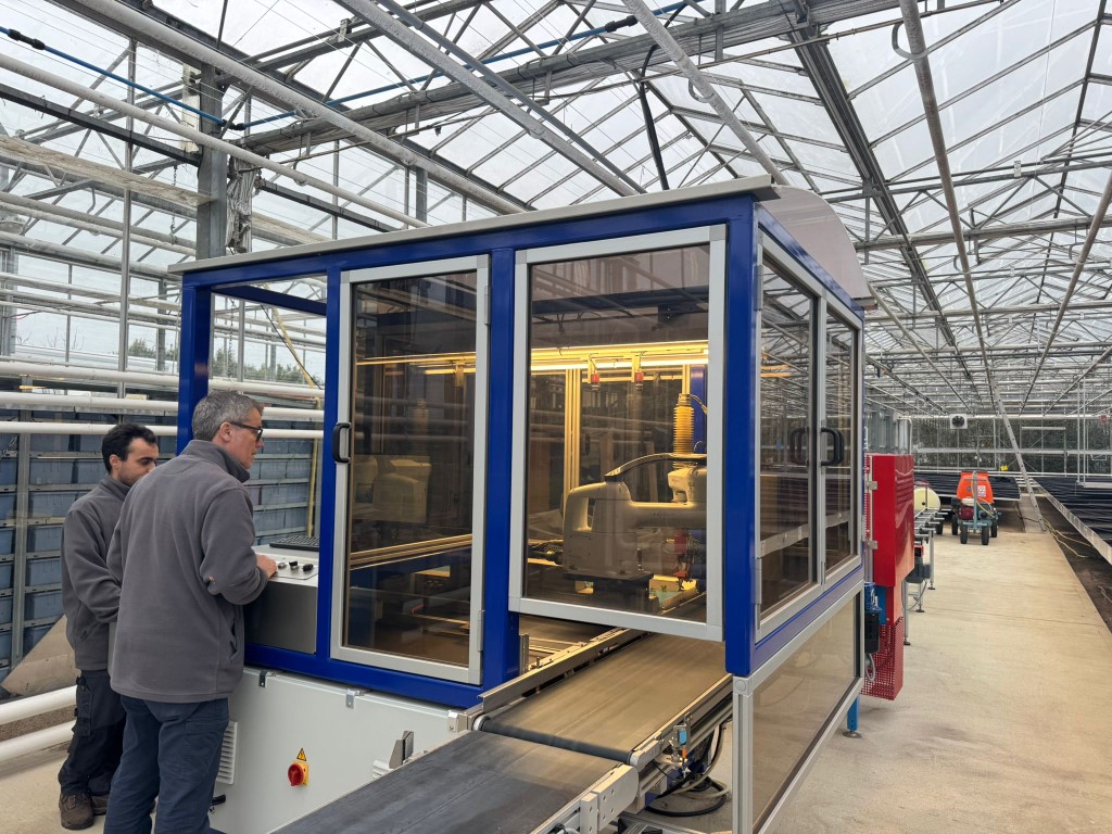 ISO 2500 & Planter Combi Линия для посадки растений Автоматический робот для резки и посадки растений в лотки и горшки