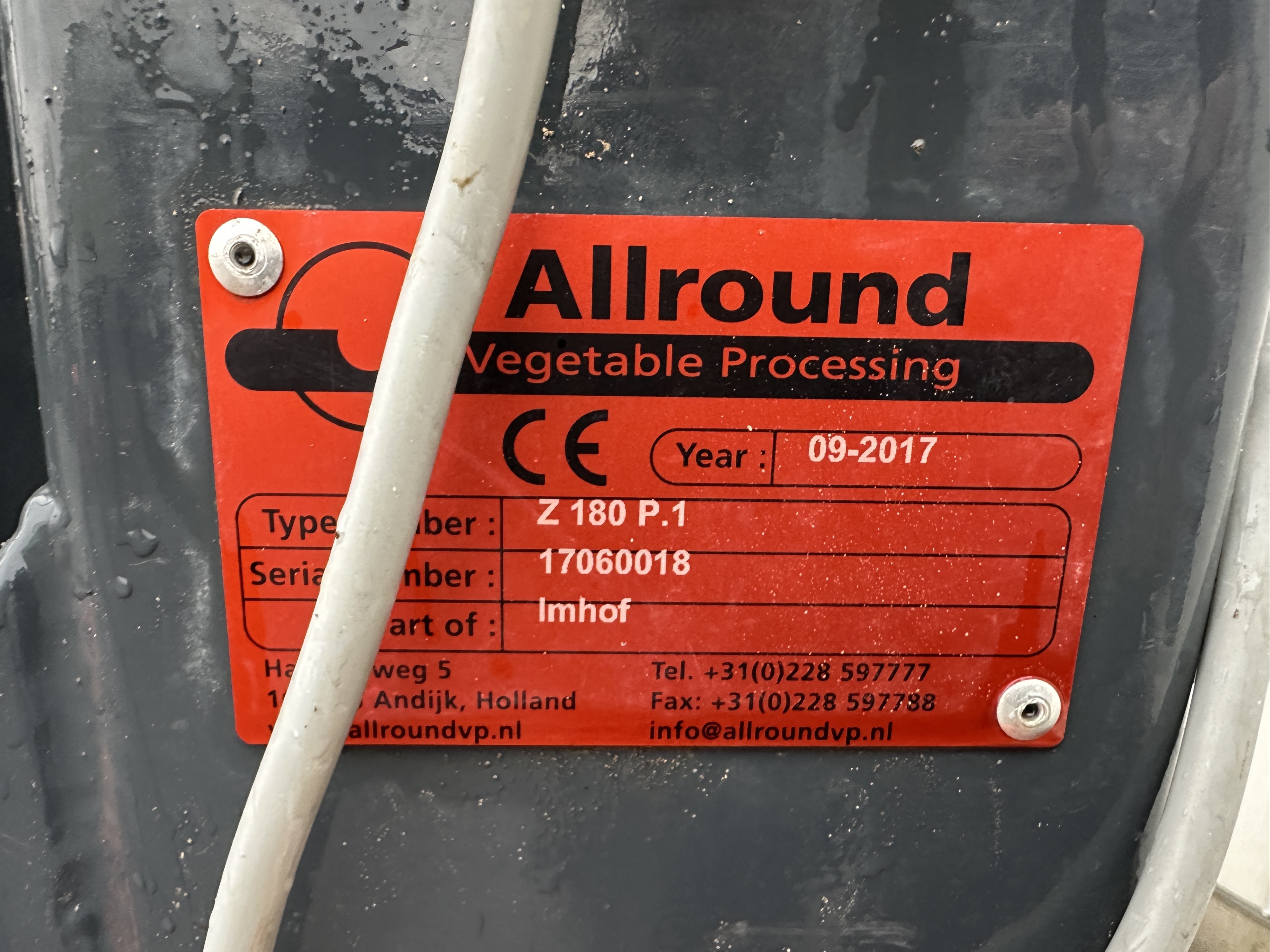 Allround Z 180 Опрокидыватель контейнеров фиксированный для ящиков 160-170 см