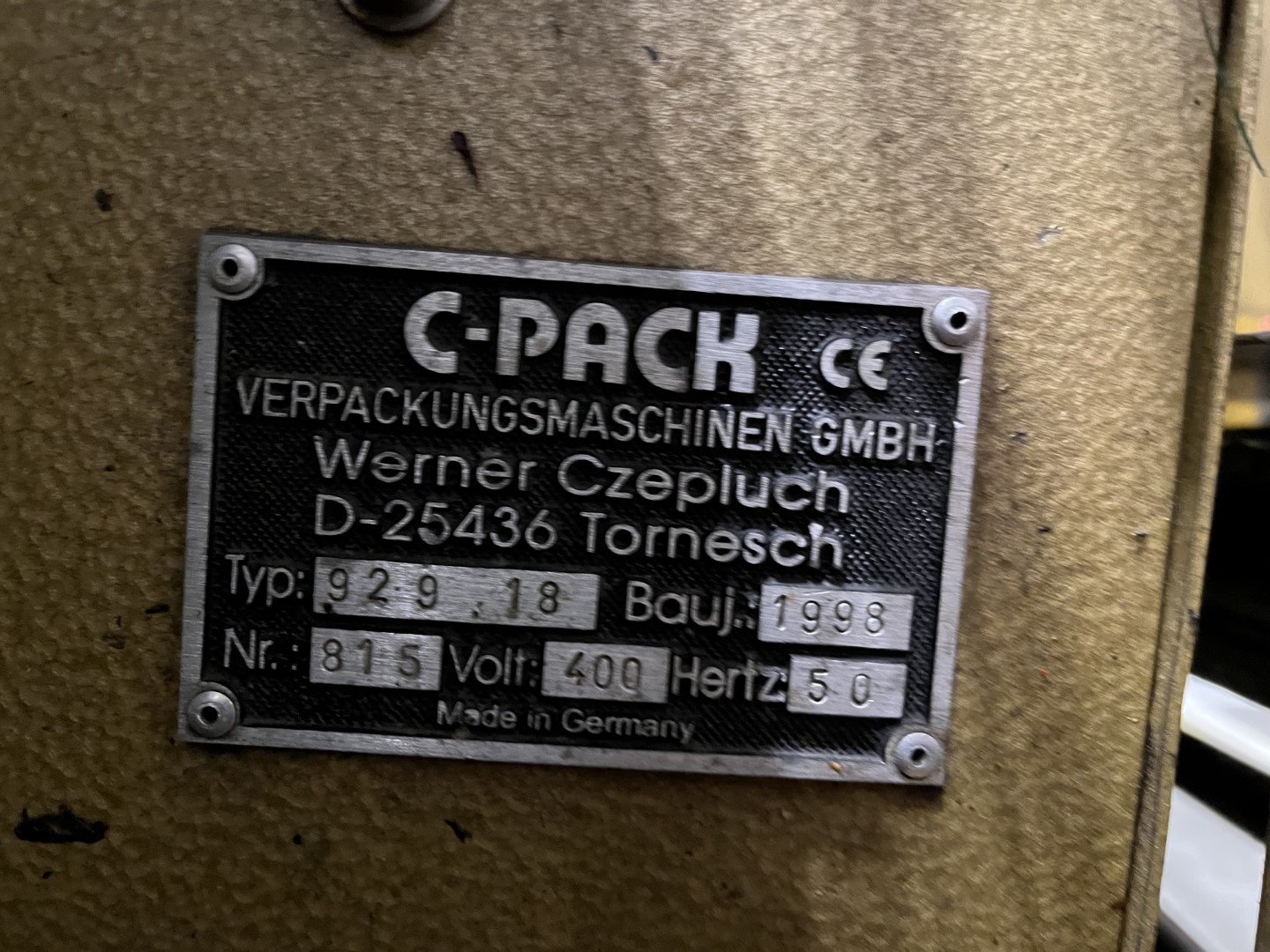 Affeldt weighing machine with C-Pack net clipper