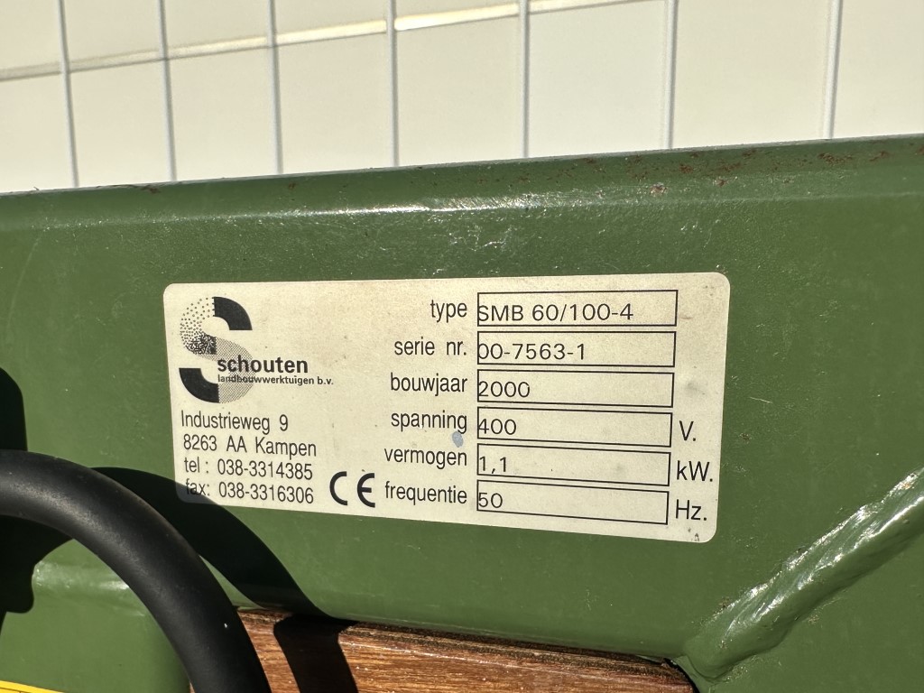 Schouten SMB 60/100-4 Сортировочная машина для луковиц цветов и брюссельской капусты 5+1 сортировки