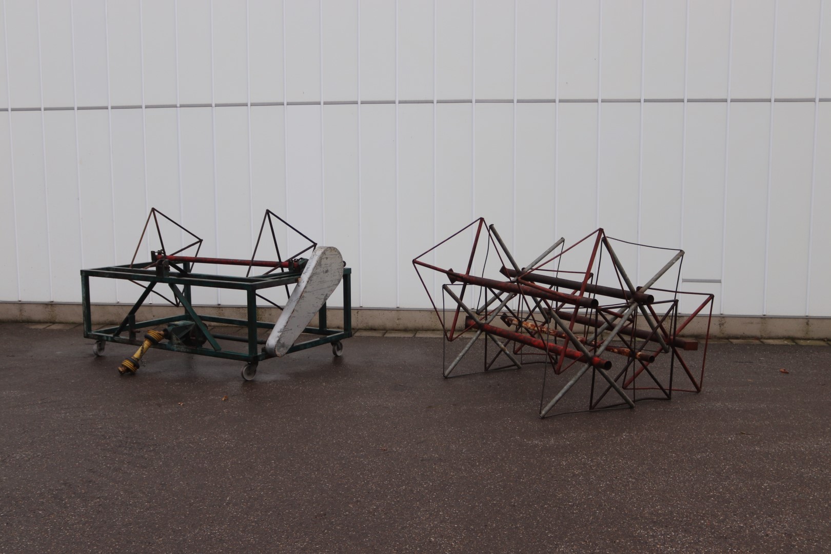 Ideaal mechanical winding machine for agricultural plastic