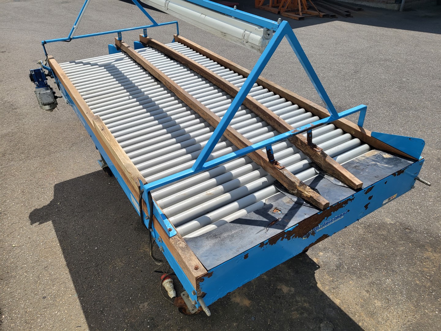 Роликовый инспекционный конвейер Euro-Jabelmann 230 x 110 см
