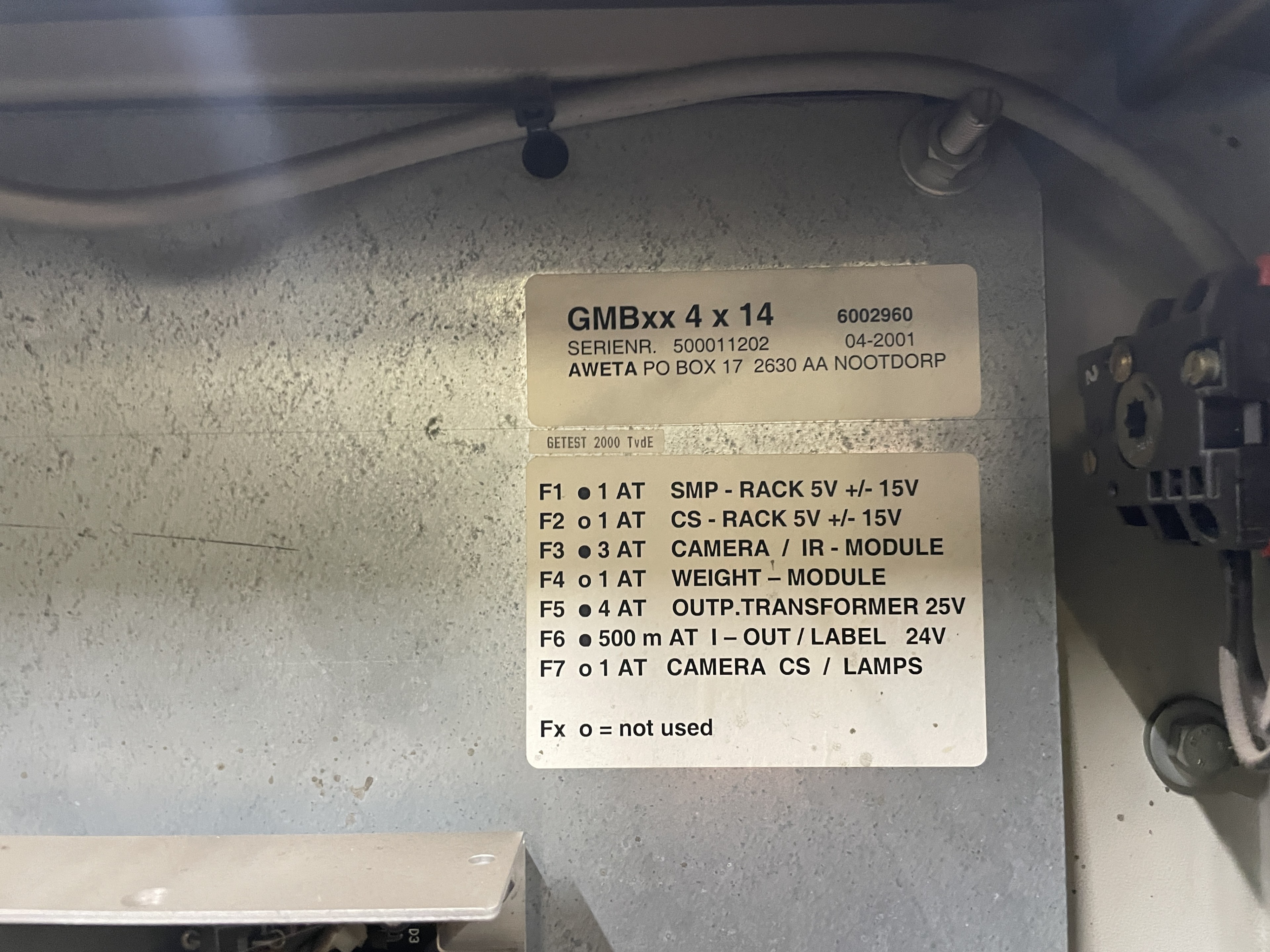Aweta GM4-14 Оборудование для сортировки перца