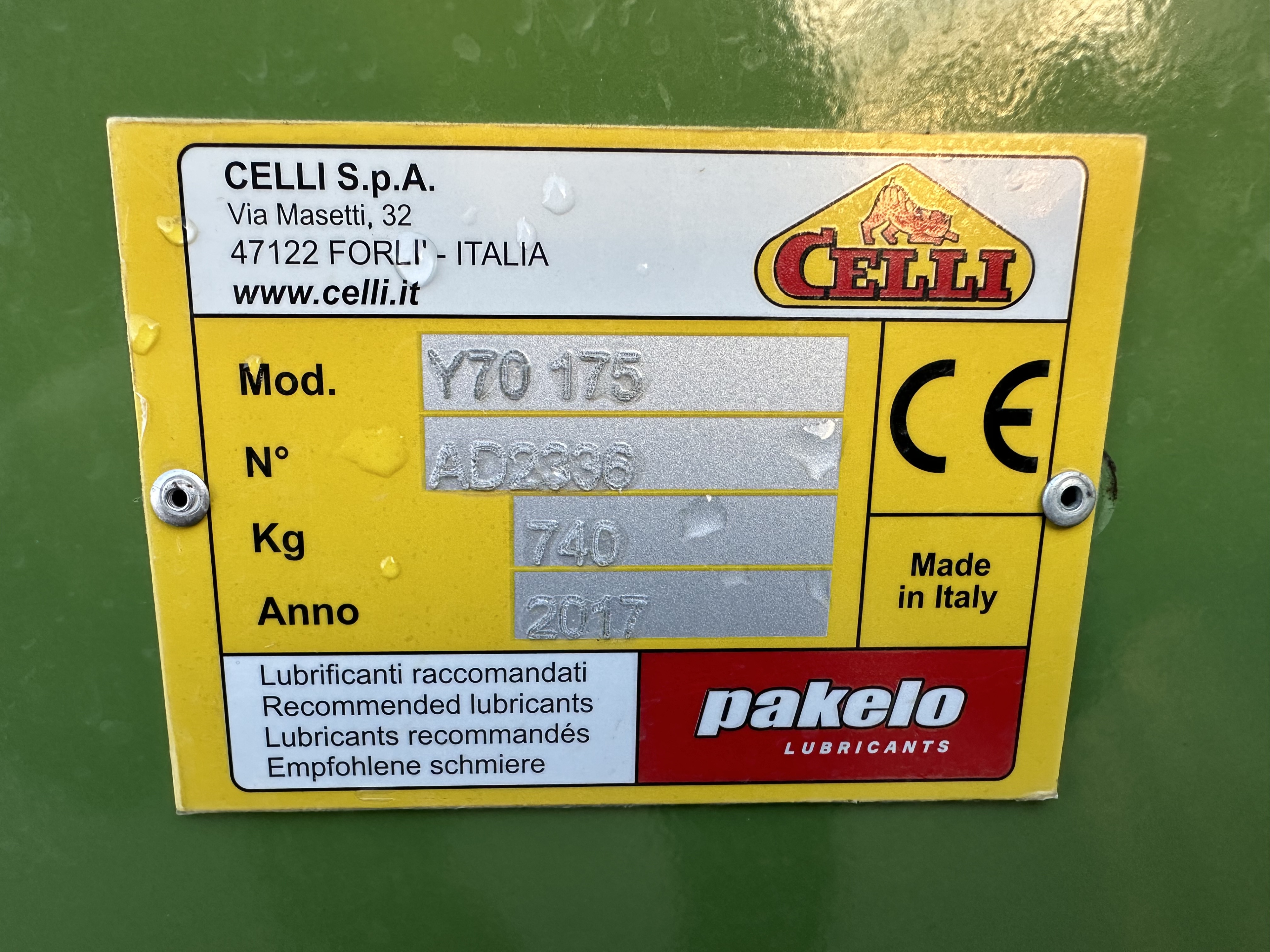 ���������� ������ Celli 175 ��