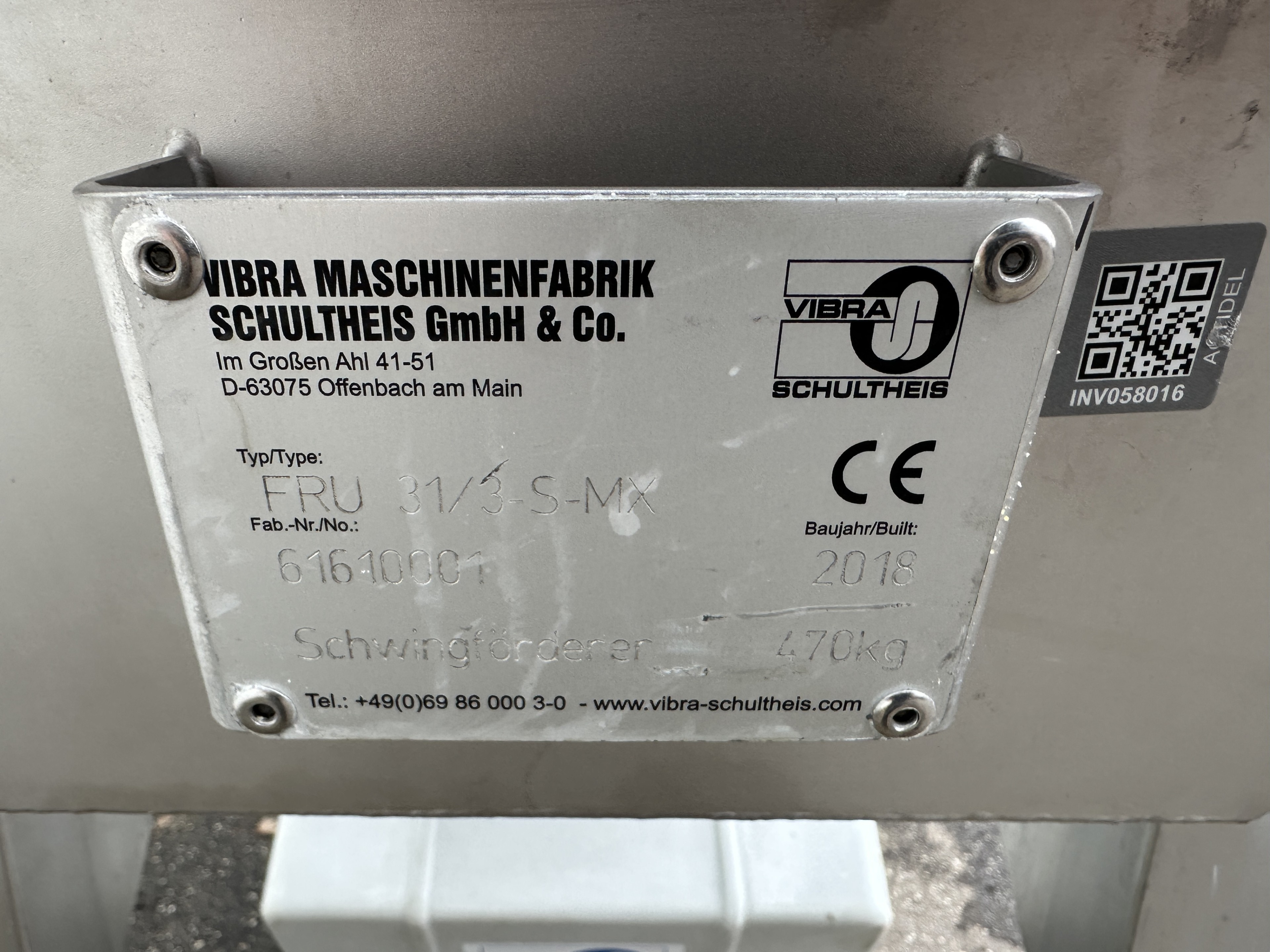 Vibra Schultheis FRU 31/3-S-MX4000 Вибрационный распределительный бункер 300 x 35 см
