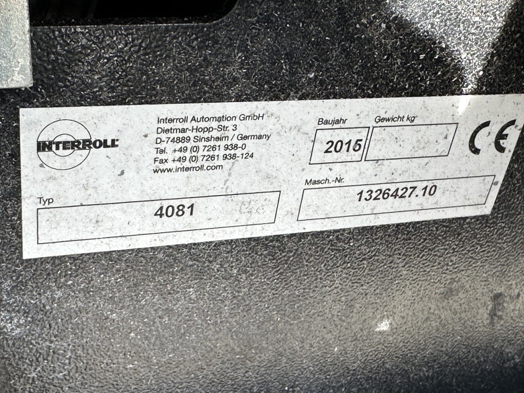 Interroll конвейер 970 см х 90 см