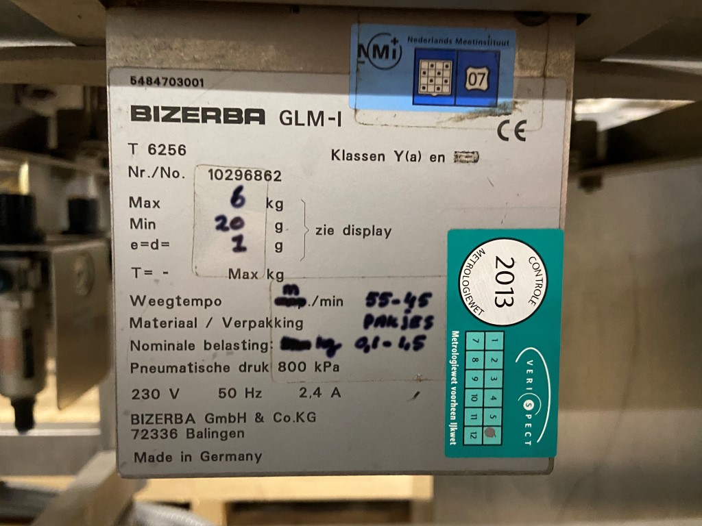 ��������������� ������ Bizerba GLM � ������������ ������
