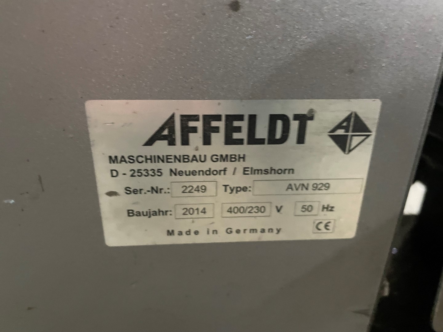Весы Affeldt AVN 170-CW 12EV с клипсатором для сетей Affeldt AVN 929
