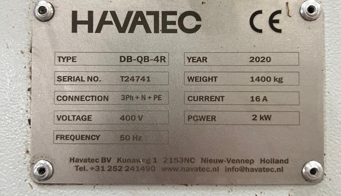 Havatec DB-QB-4R Луковице-срезочная машина для тюльпанов подвесной дебульбер