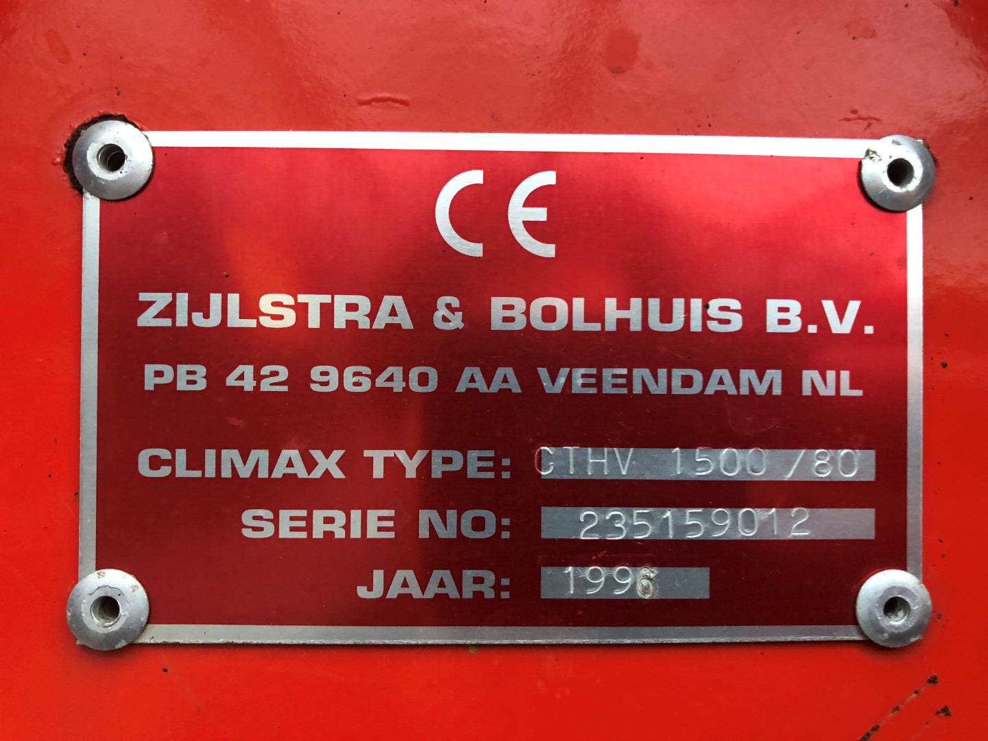 Сканер Climax CTHV 1500-80