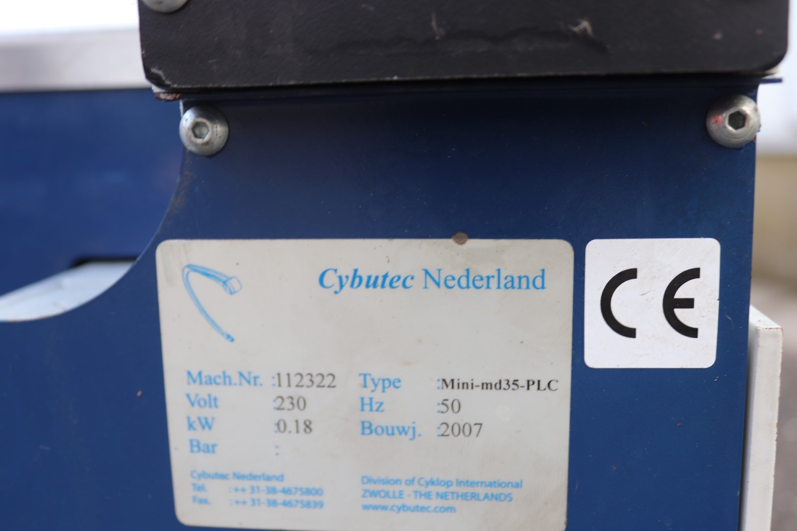 Cyklop Mini MD35 PLC binding machine