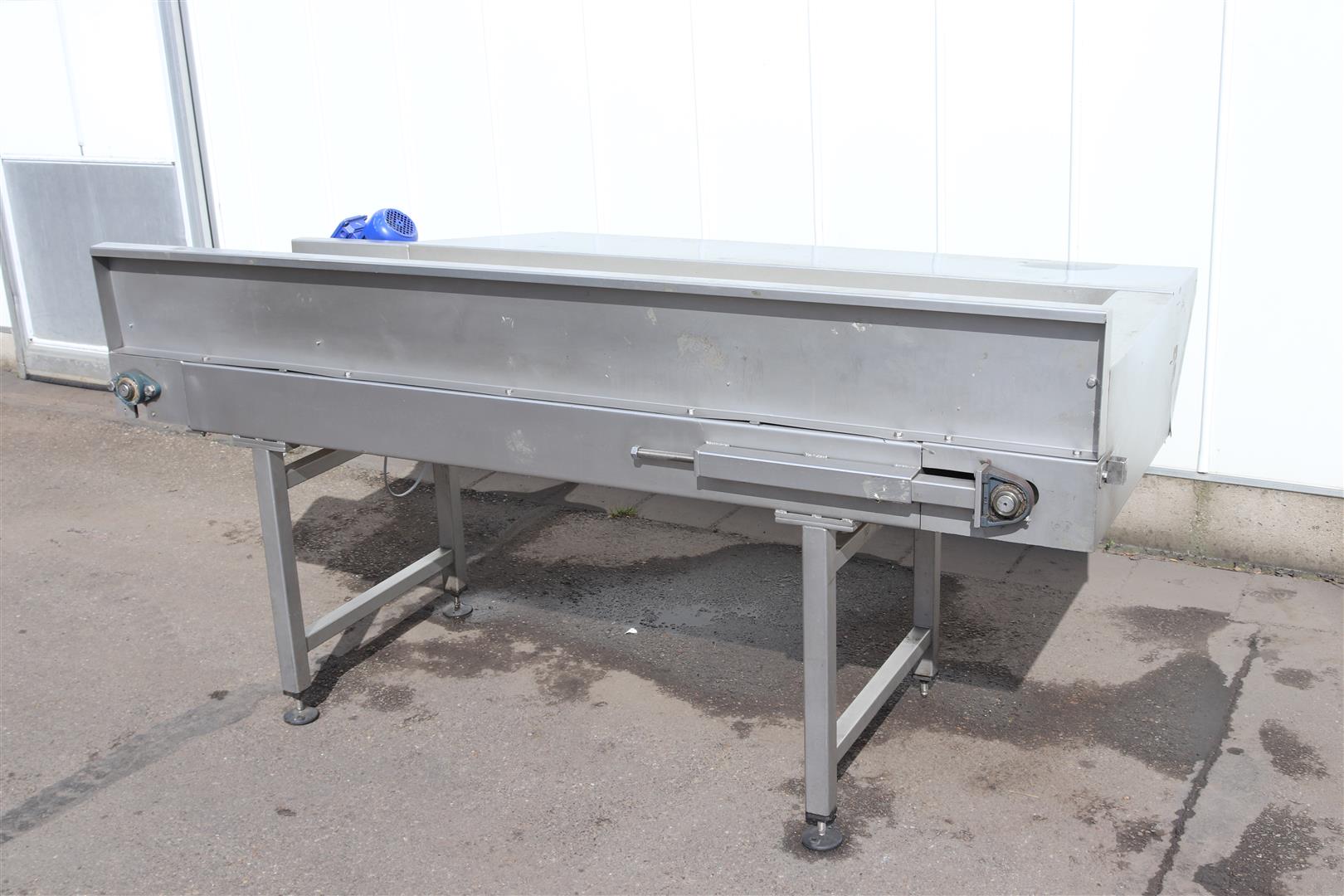 Конвейер из нержавеющей стали 210 x 59 см