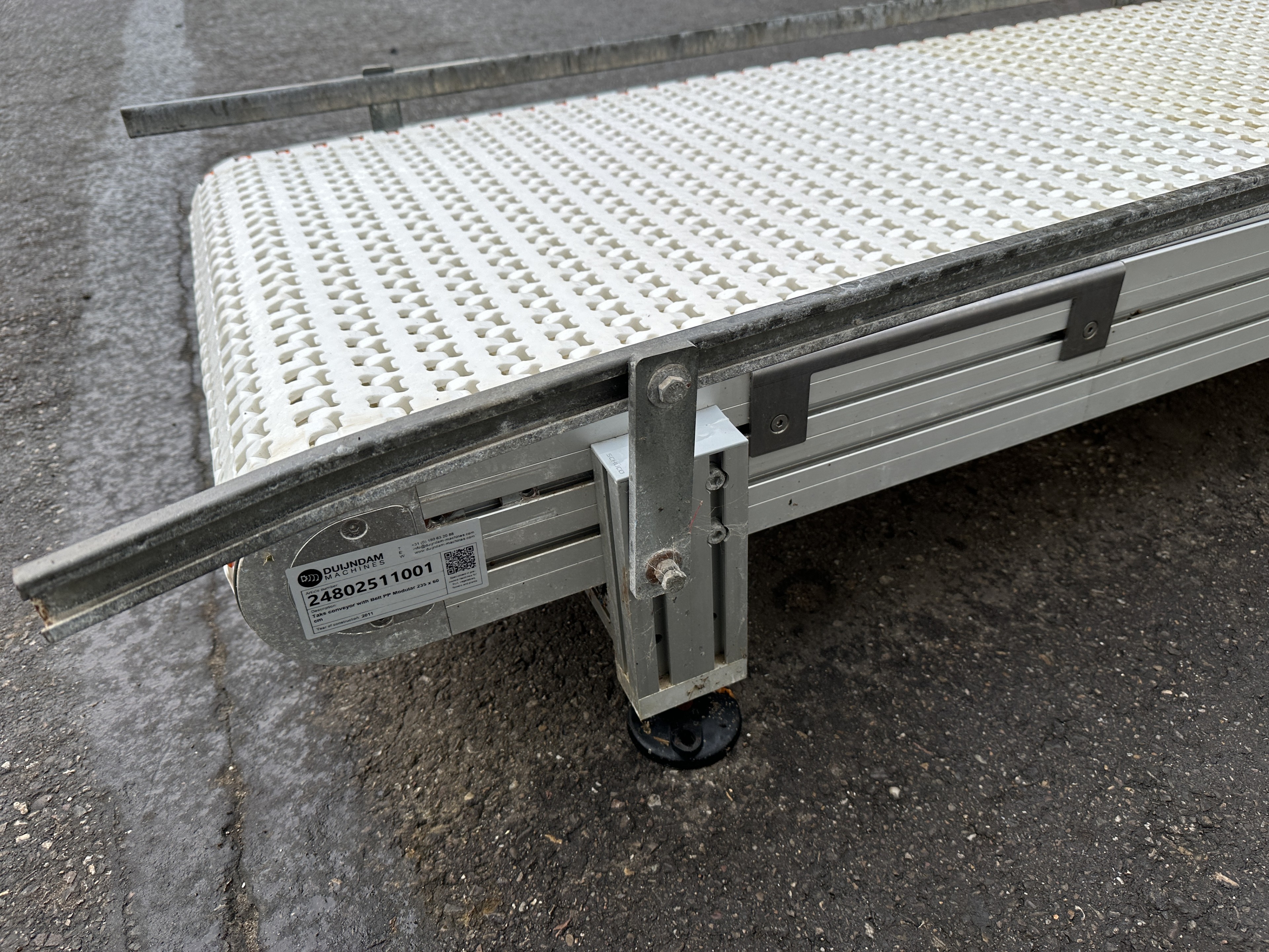 FS solutions конвейер 235 x 60 см с модульным ремнем из полипропилена