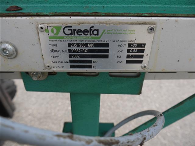 Конвейер Greefa с фиксированной скоростью 125 x 75 см