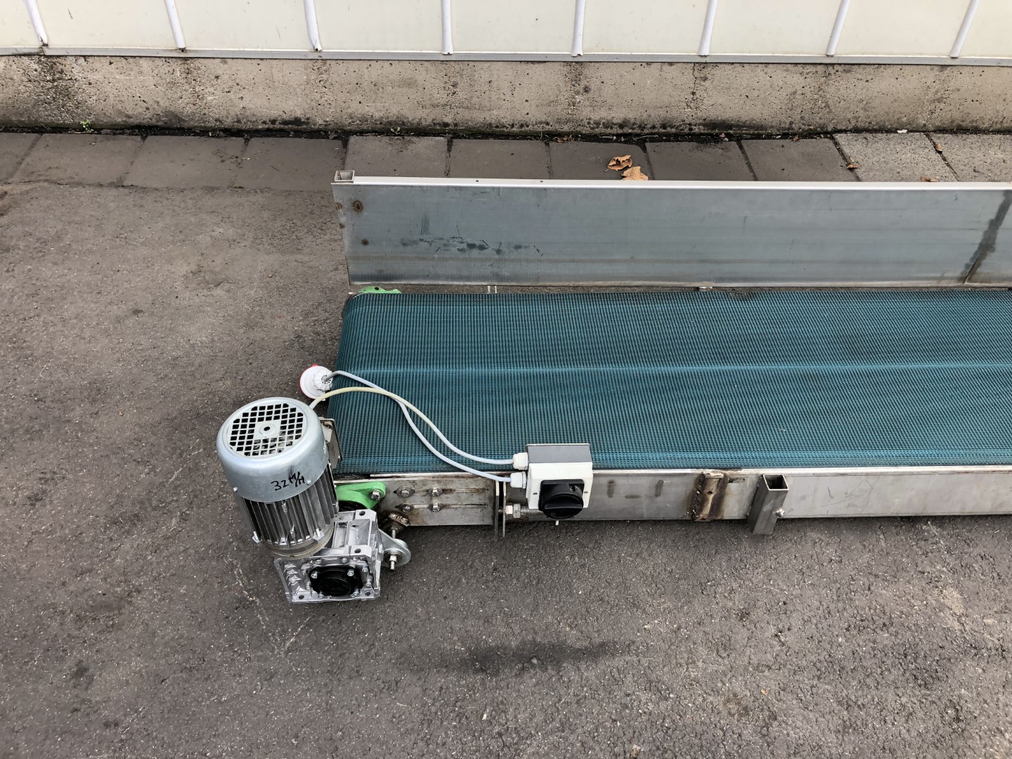 Конвейер из нержавеющей стали 350 х 50 см