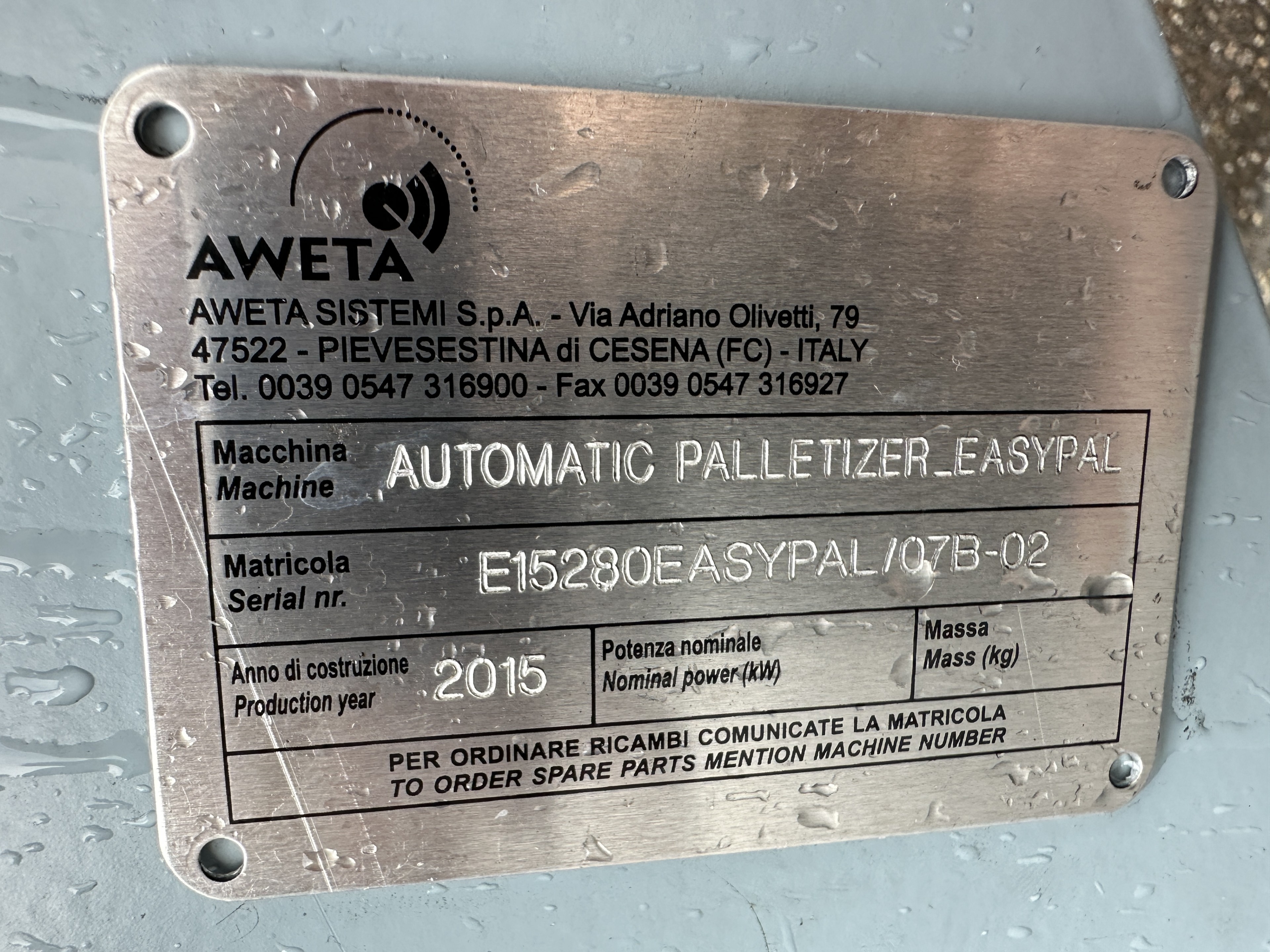 Aweta Easypal Паллетайзер