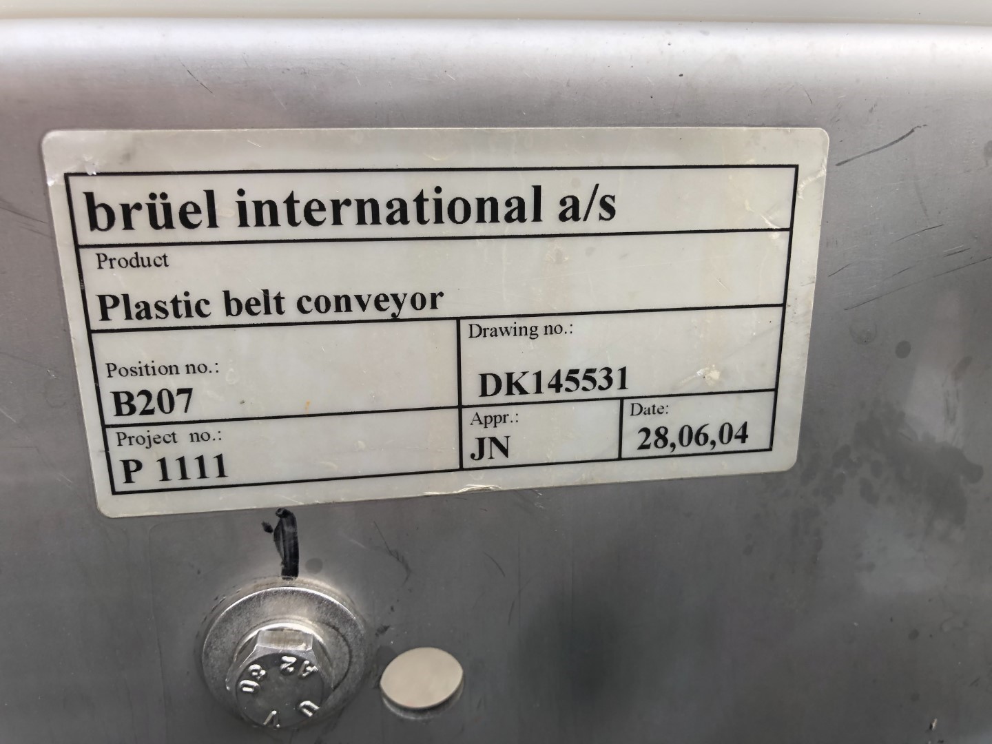 Конвейер из нержавеющей стали Brel 170 x 45 см