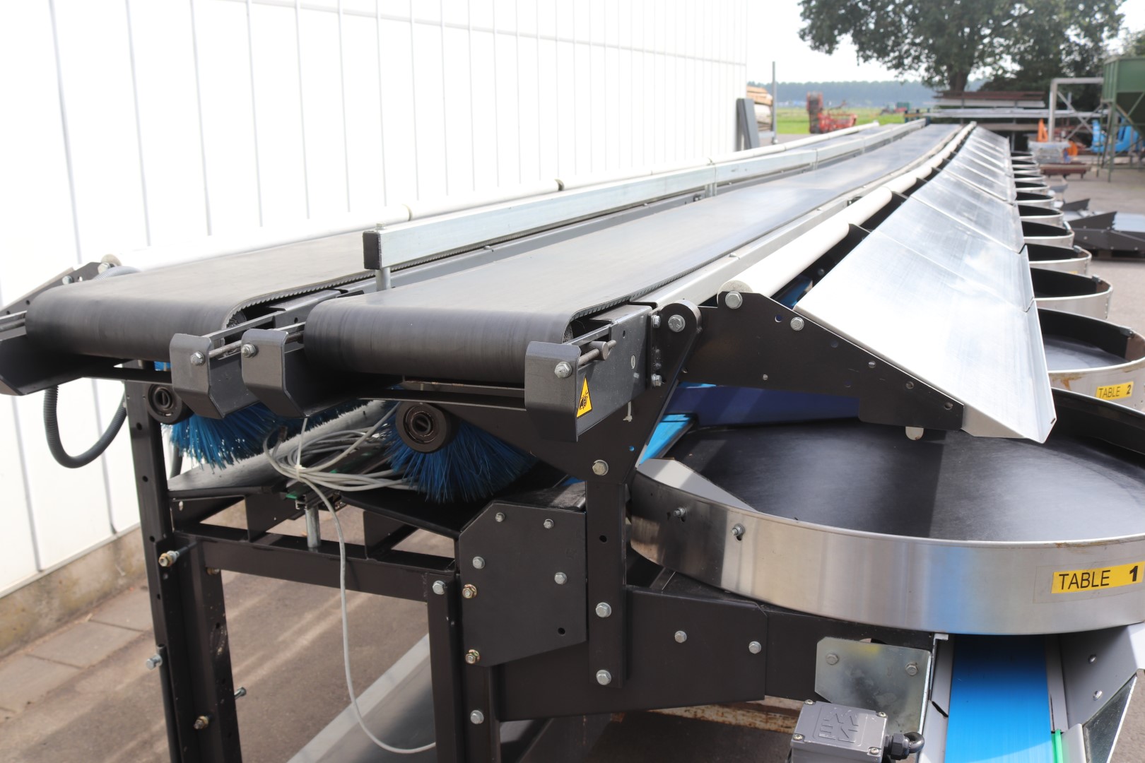 Compac electronic weight grader for apricots and plums