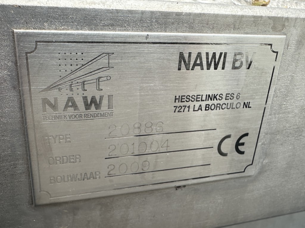 Nawi Опрокидыватель контейнеров нержавеющая сталь ширина 130 см