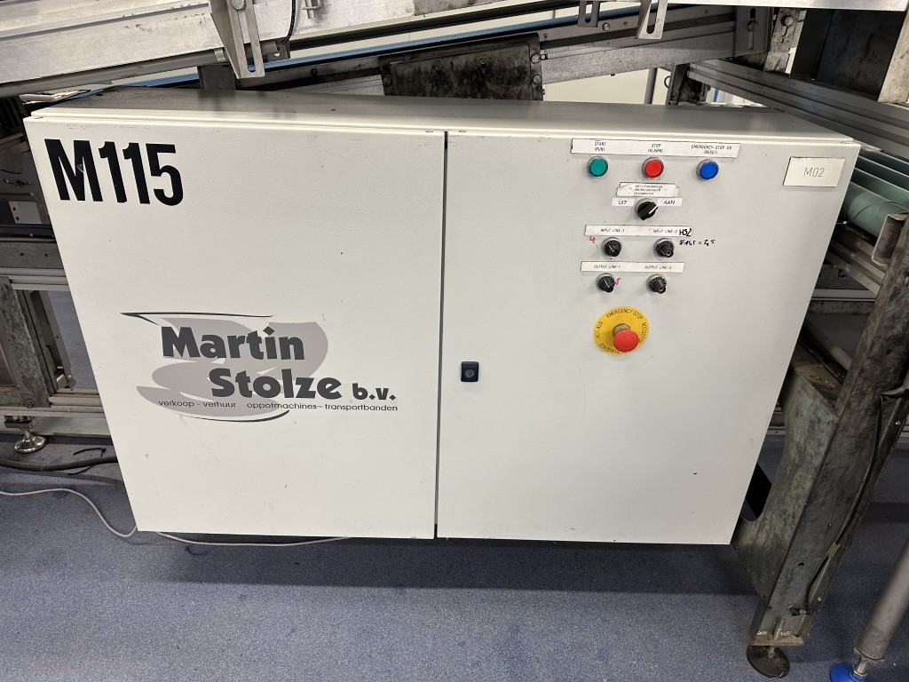 Martin Stolze combi conveyor Производственная и упаковочная линия с 11 рабочими столами Marco с весами