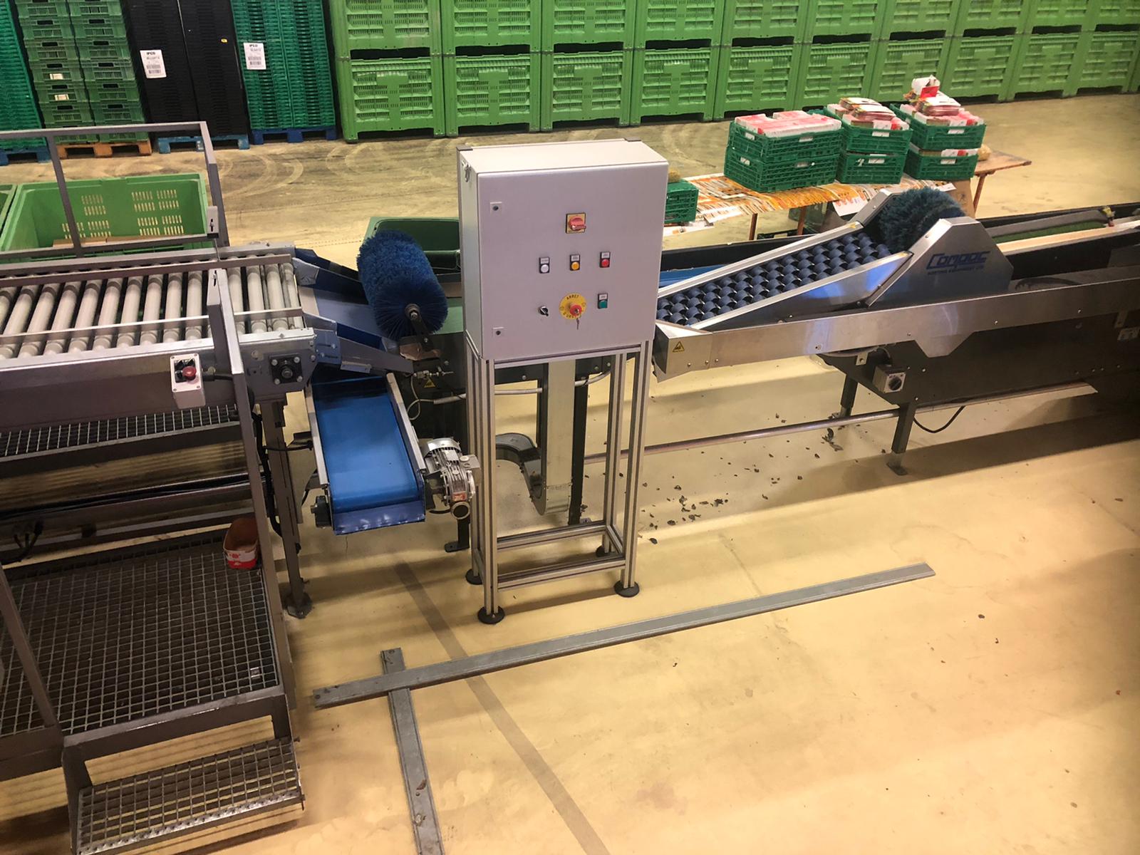 Compac electronic weight grader for apricots and plums