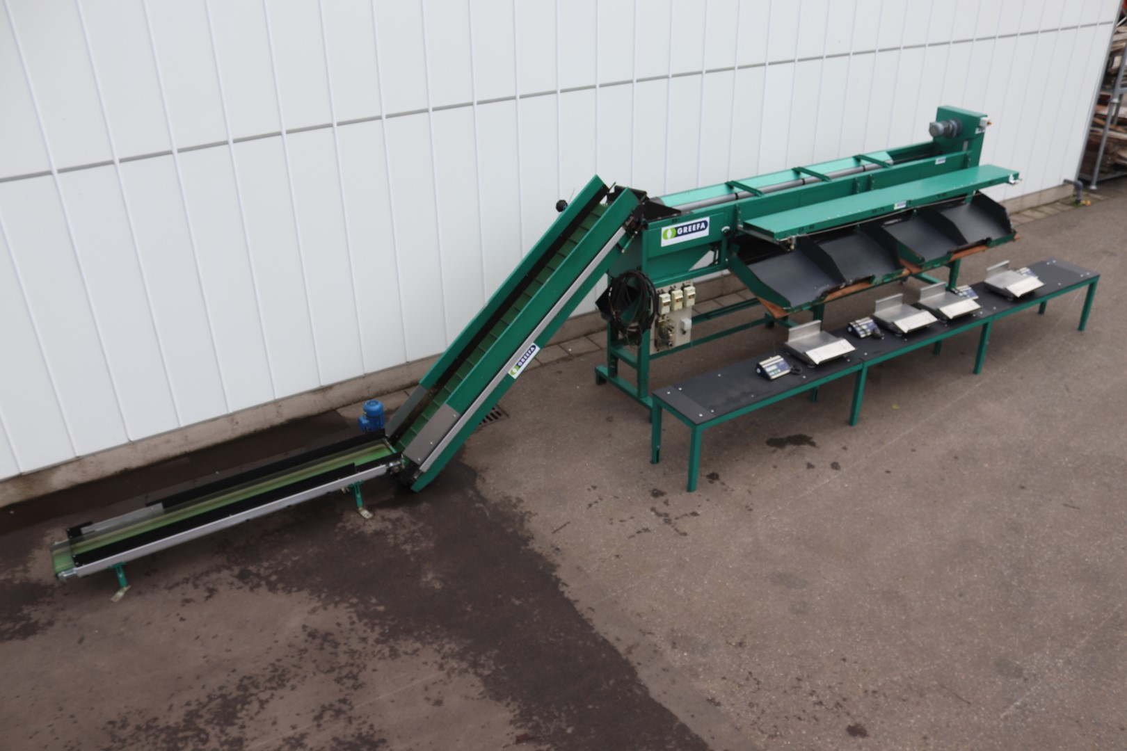 Greefa sorting machine for peppers
