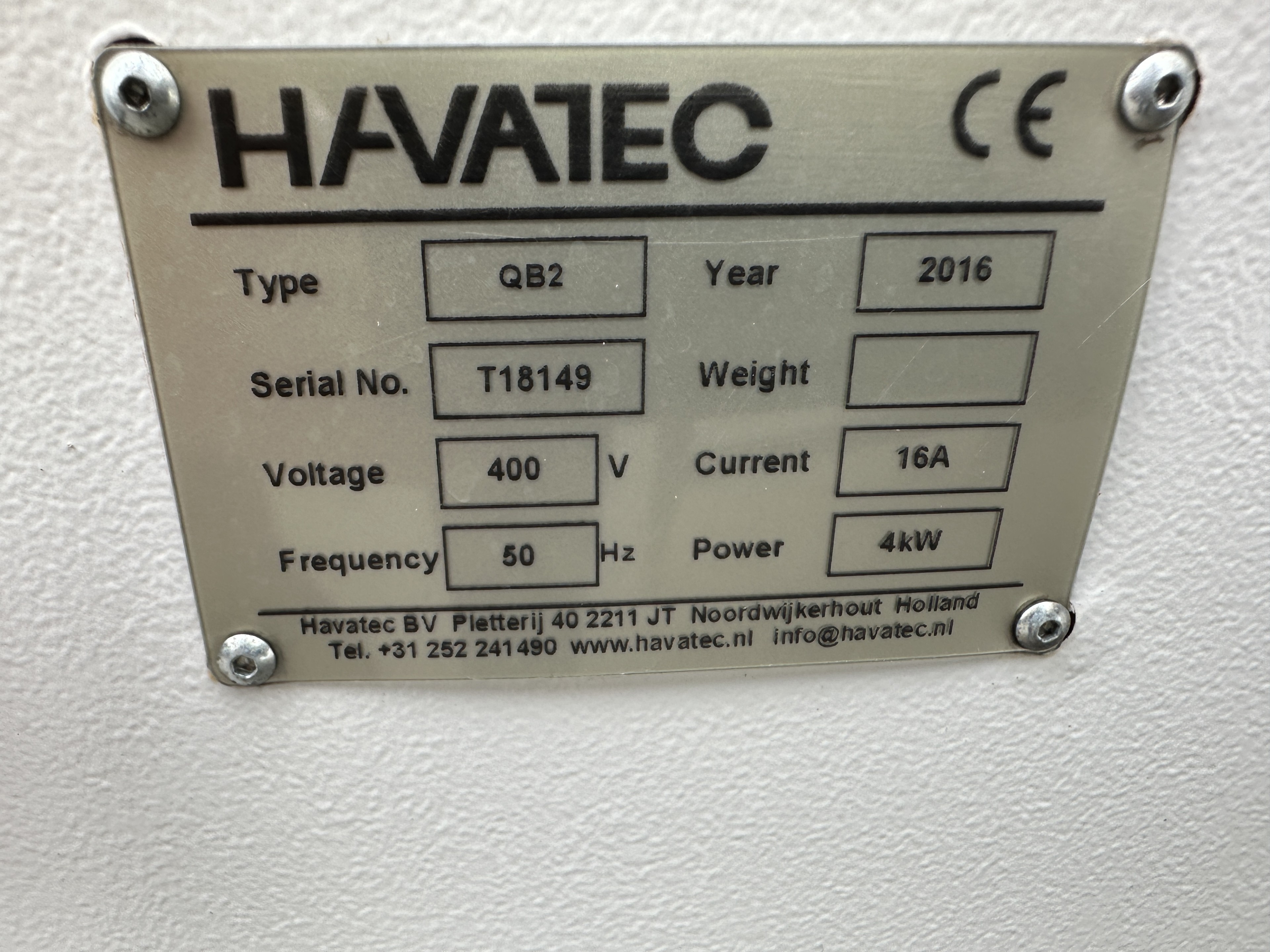 Havatec DB-QB-4R Оборудование для обработки цветочных культур для тюльпанов