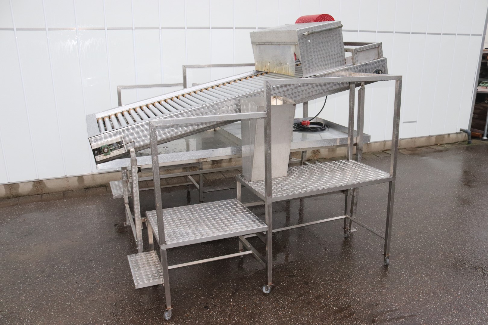 Roller inspection table 290 x 95 cm