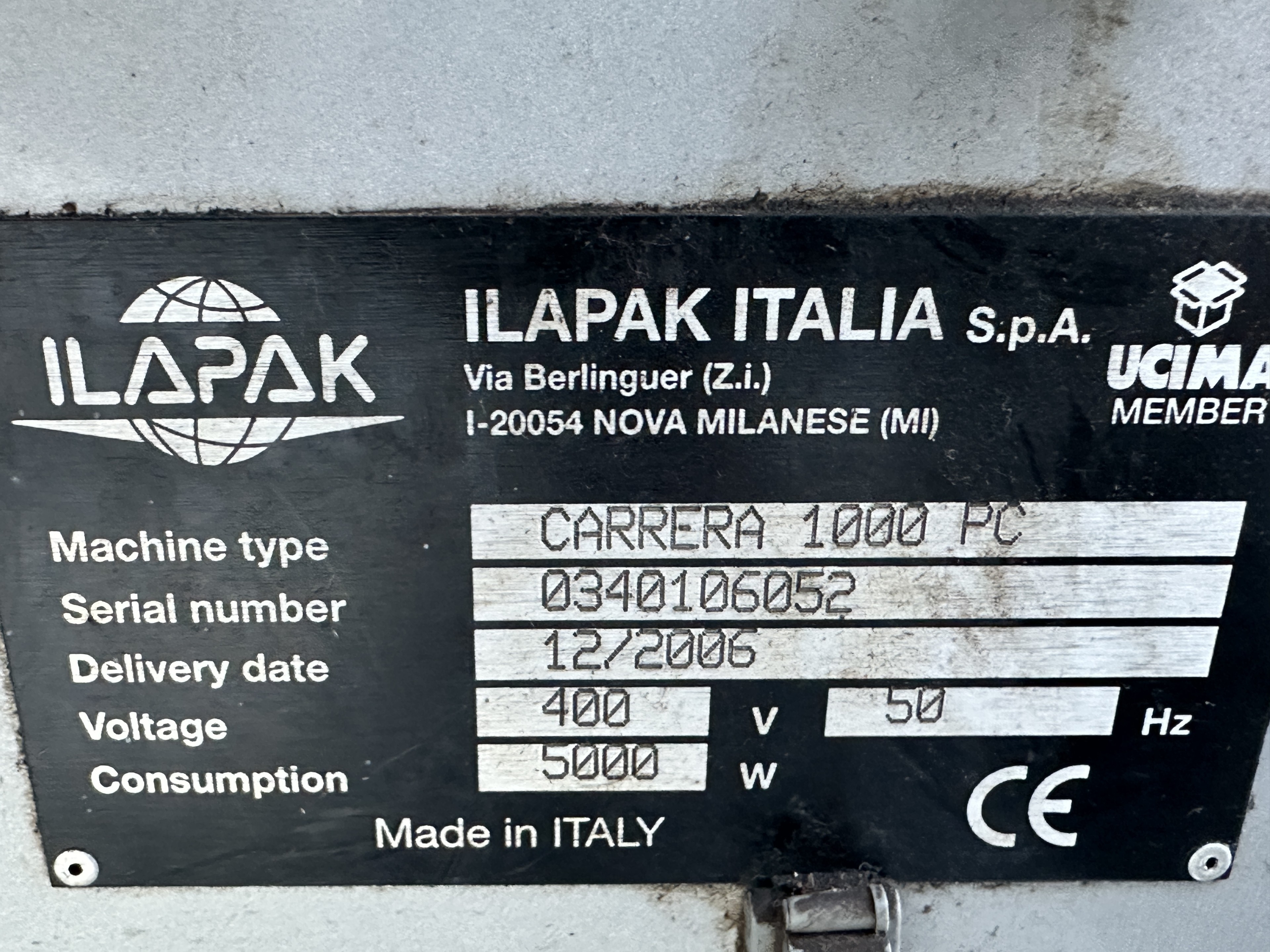 Ilapak Carrera 1000 ����������� ������ ����-��� (Flow pack)