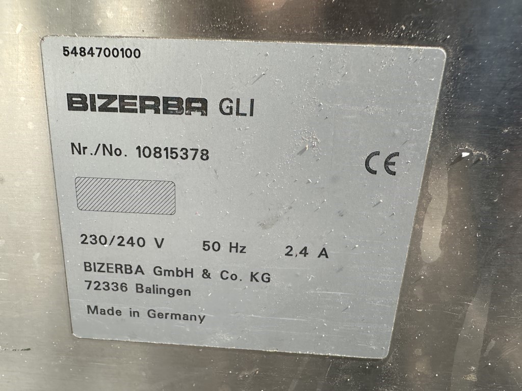 Bizerba GLM-I ценник верхний и нижний