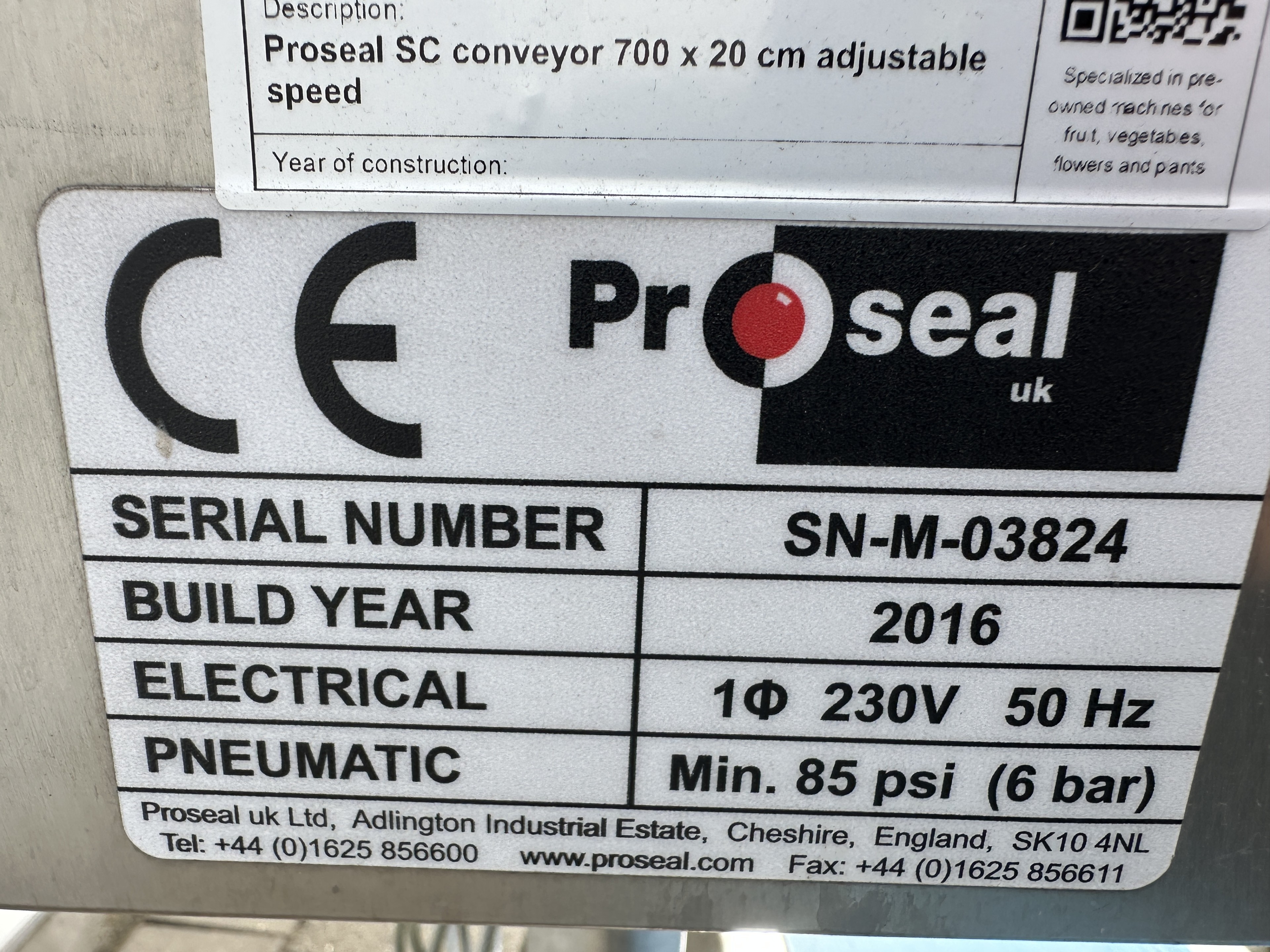 Proseal SC конвейер 700 x 20 см