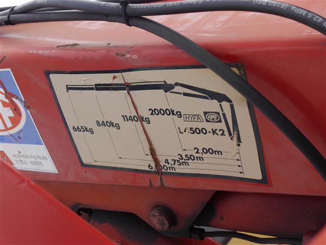 Mercedes Benz 1317 L открытый Грузовик с краном