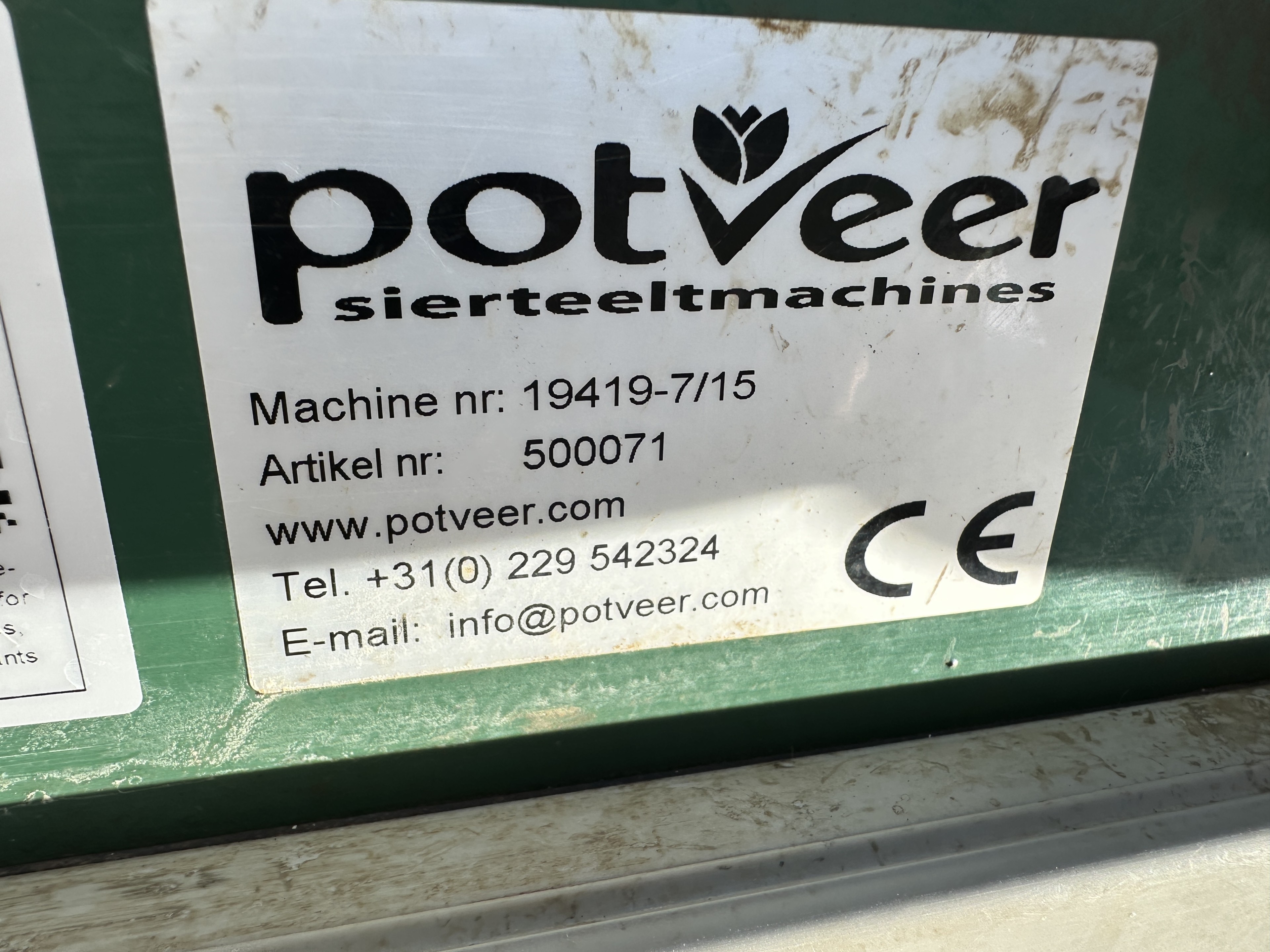 Potveer Элеваторный конвейер 250 x 40 см