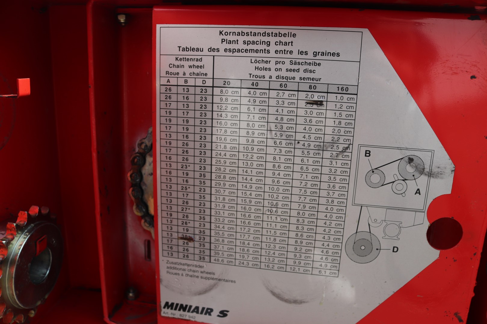 Accord Kverneland Miniair Super пневматическая сеялка с 5 рядами