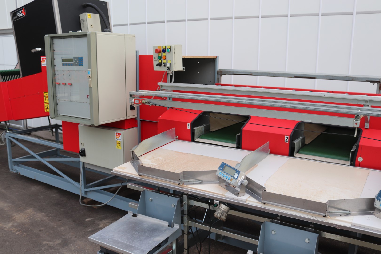 Aweta GM3-10 grading machine for peppers