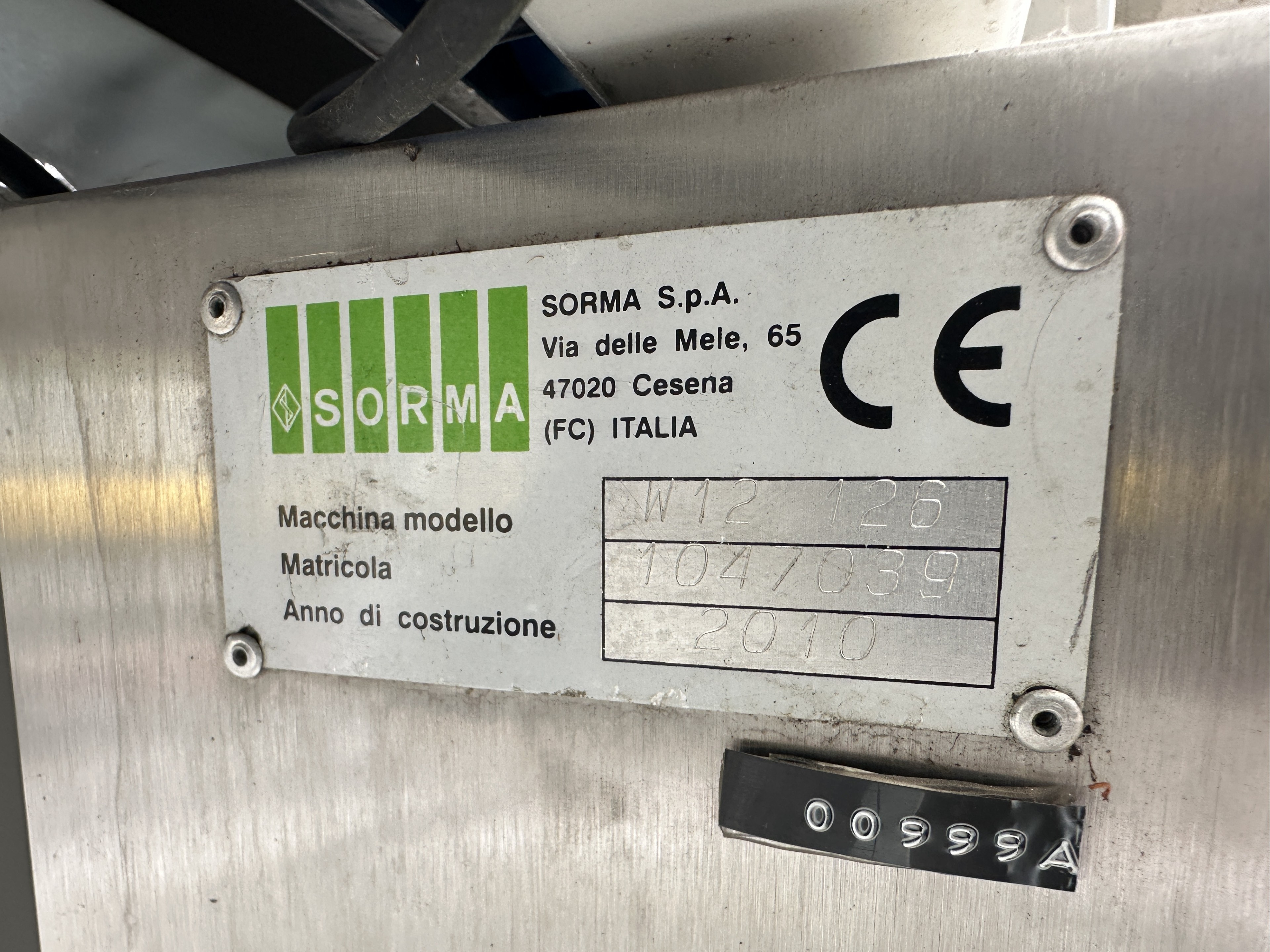 Sorma W12 126 ACE 115 Весовой дозатор с элеватором и лотковым наполнителем