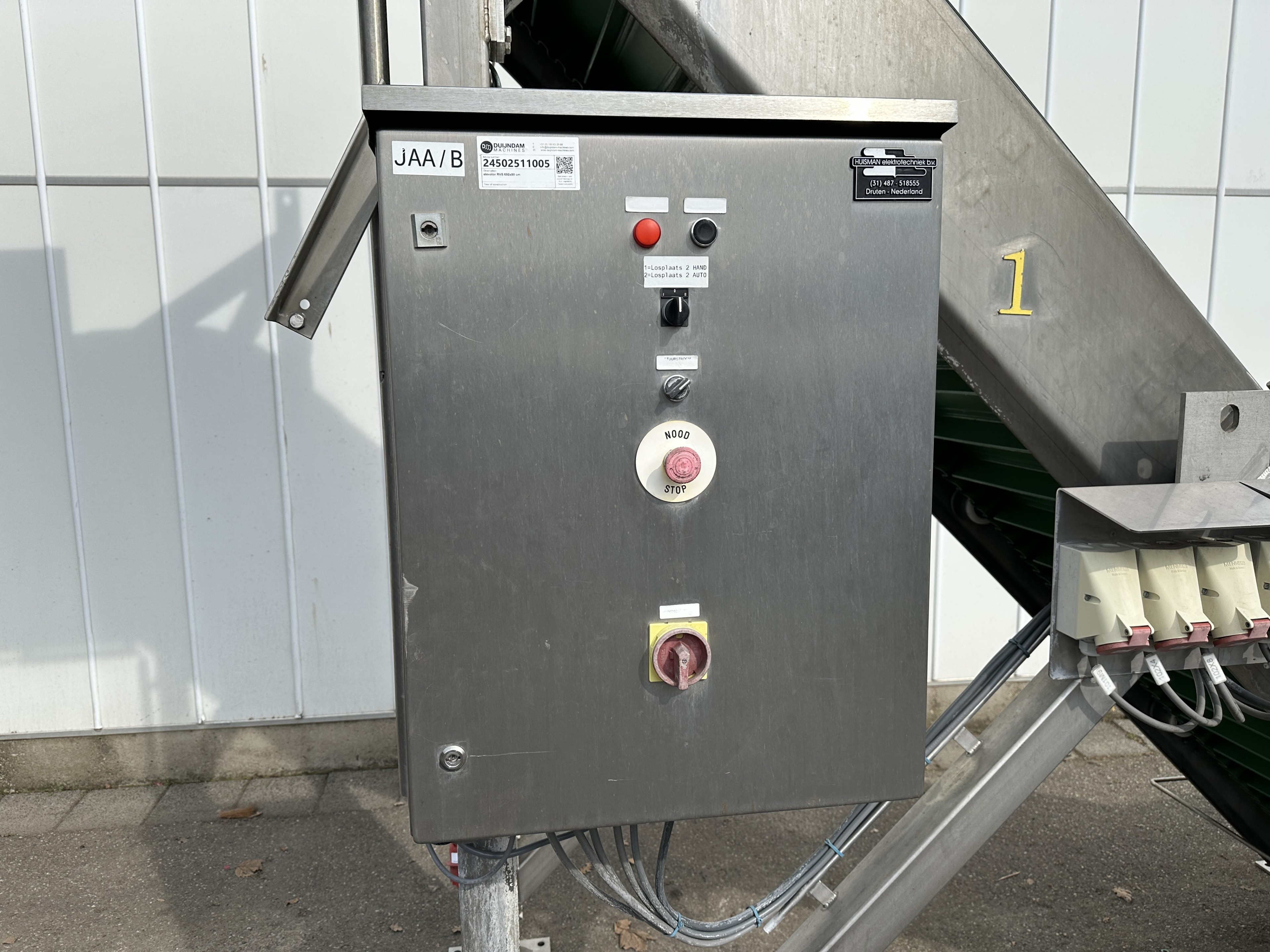Verhoeven Элеваторный конвейер нержавеющая сталь 680 x 60 см