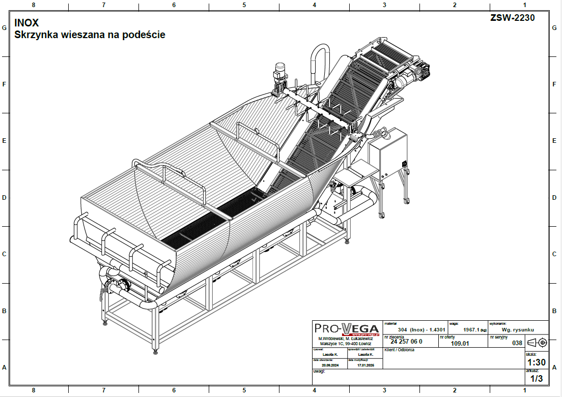 Pro-Vega Влажный бункер с предварительной мойкой Jacuzzi