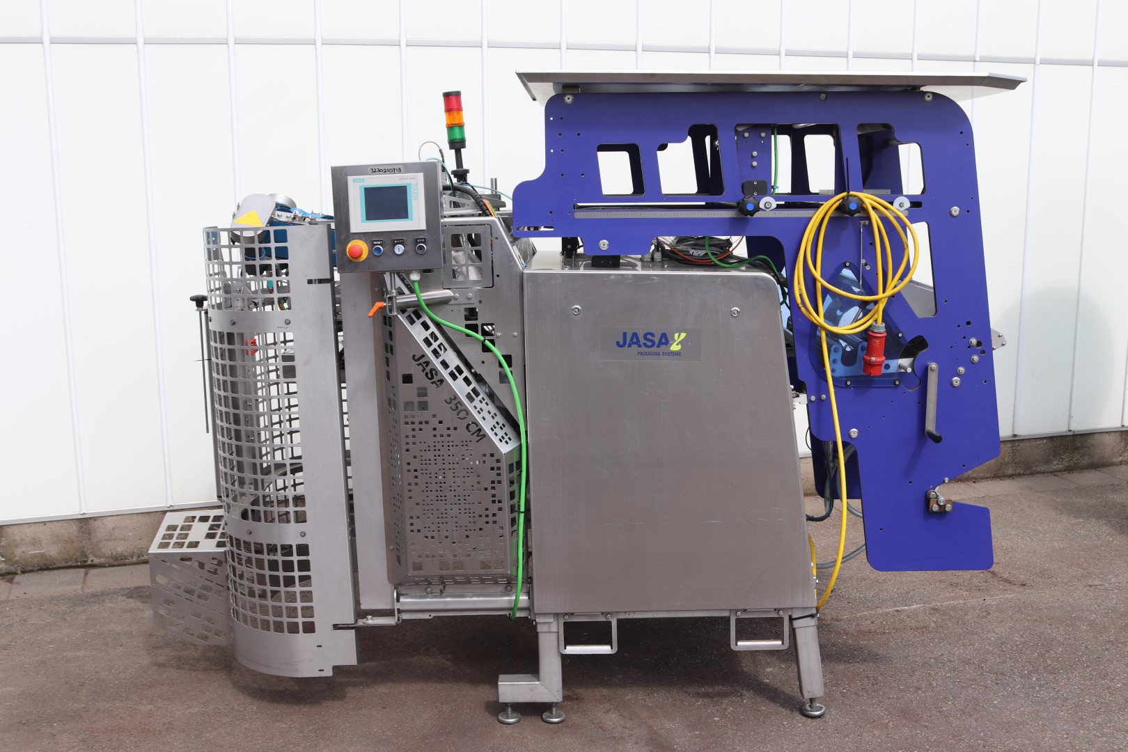 Jasa J350 CM-LD vertical flowpacker / bagger, incl. Herma printer