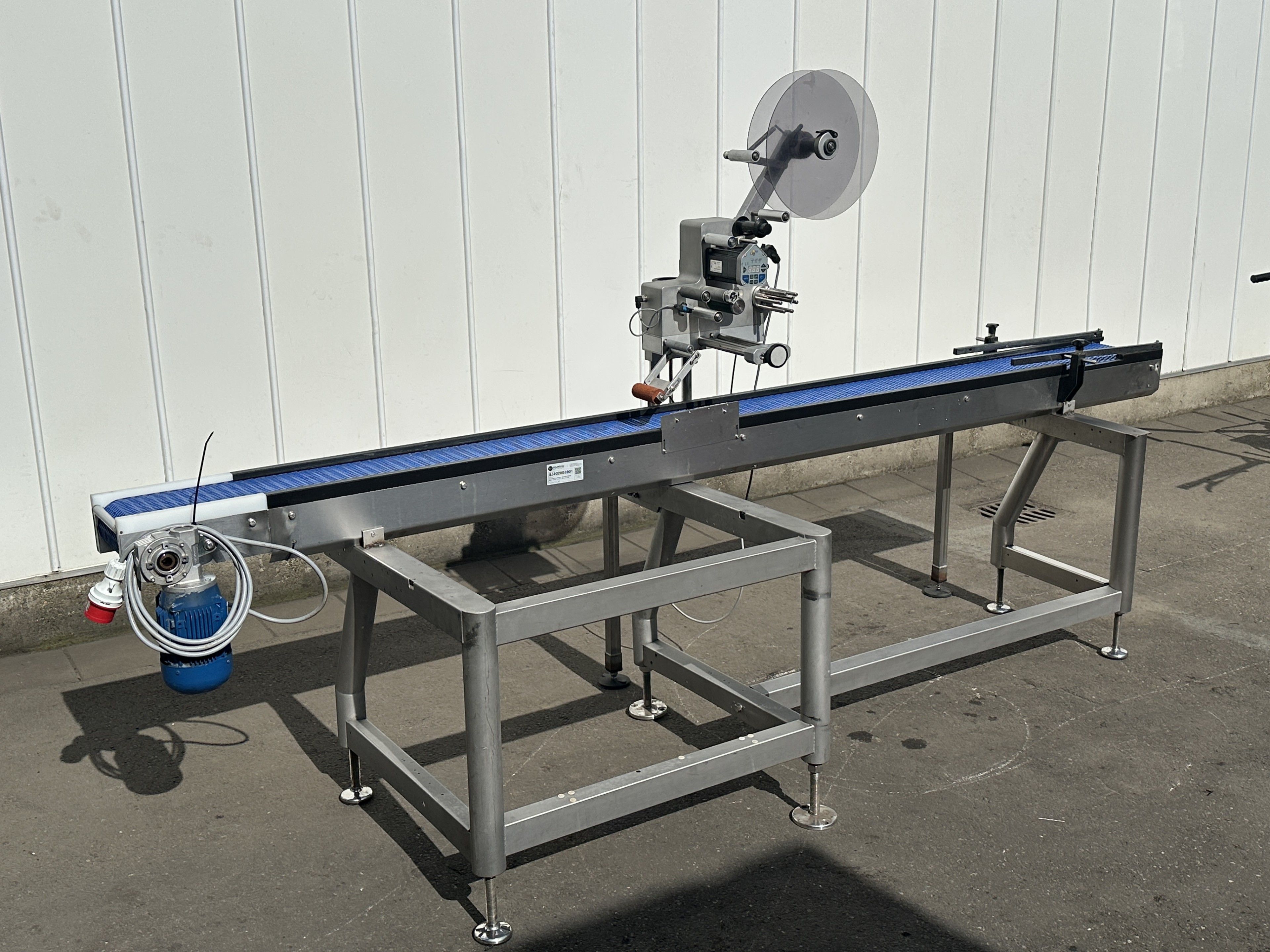 ELS Labeling systems AK3-EB-SCBS201 Этикеровочная машина с конвейером 325 x 20,5
