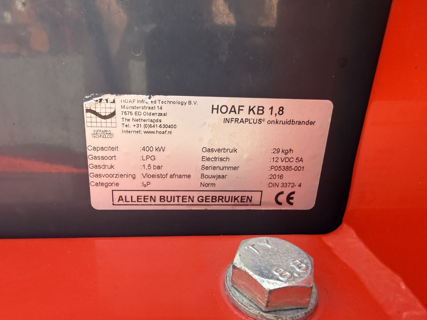 Hoaf KB 1.8 ���������� ����� 180 �� � 3 �������� ���������